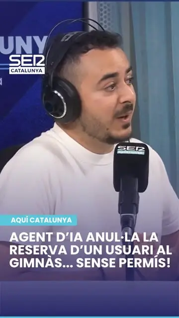 Arnau Font parlant d’IA a la ràdio